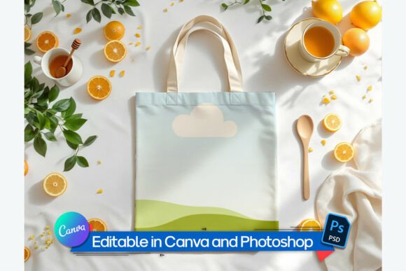 Download Tote Bag Mockup with Soft Shadows - Premium Resources